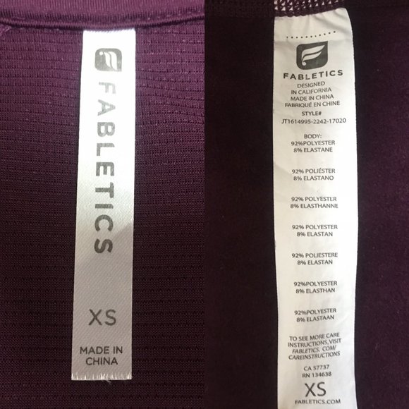 Fabletics Jojo Full Zip Jacket XS Running Workout Athletic Stretch - Picture 4 of 10